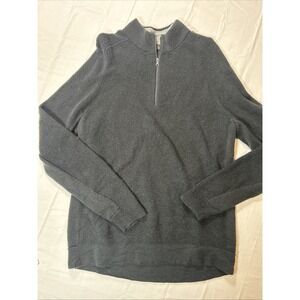 Rhône 1/4 Zip Pullover Sweater Men's Size Large Black Long Sleeve